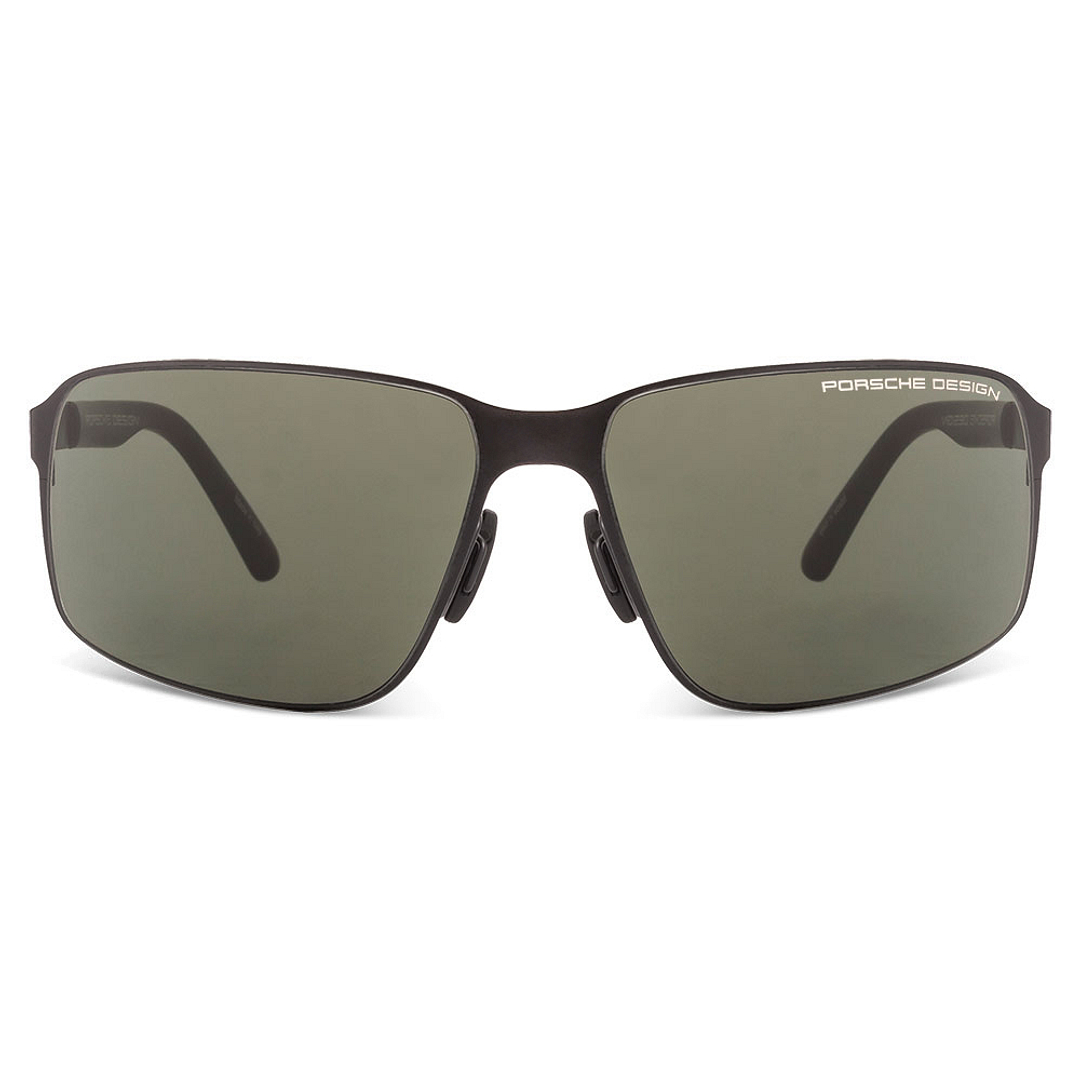 BRANDED Black Full Rim Rectangle left side