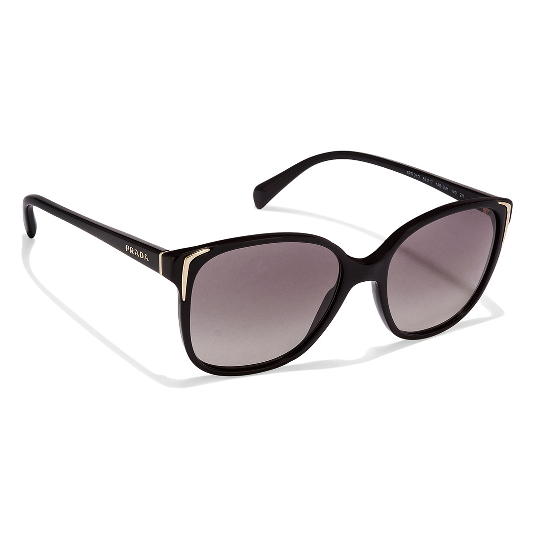 BRANDED Black Full Rim Geometric left side