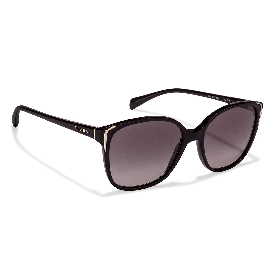BRANDED Black Full Rim Square left side