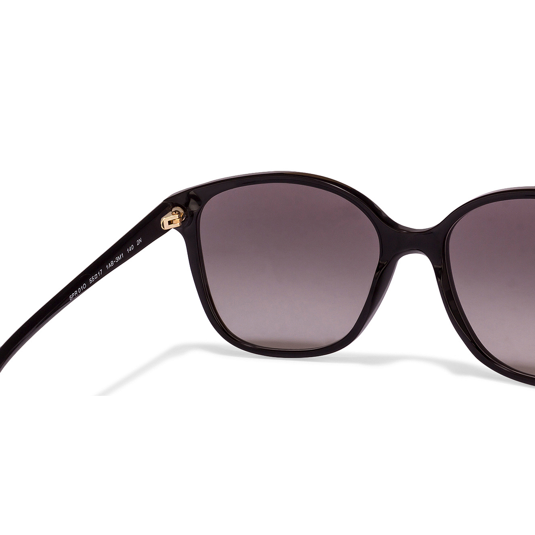 BRANDED Black Full Rim Square left side