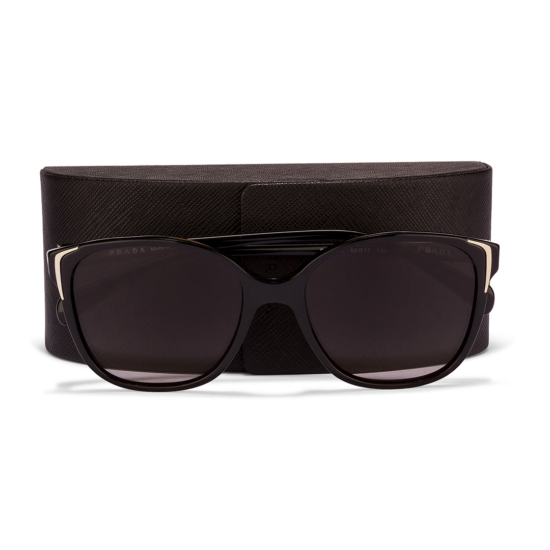 BRANDED Black Full Rim Square right side
