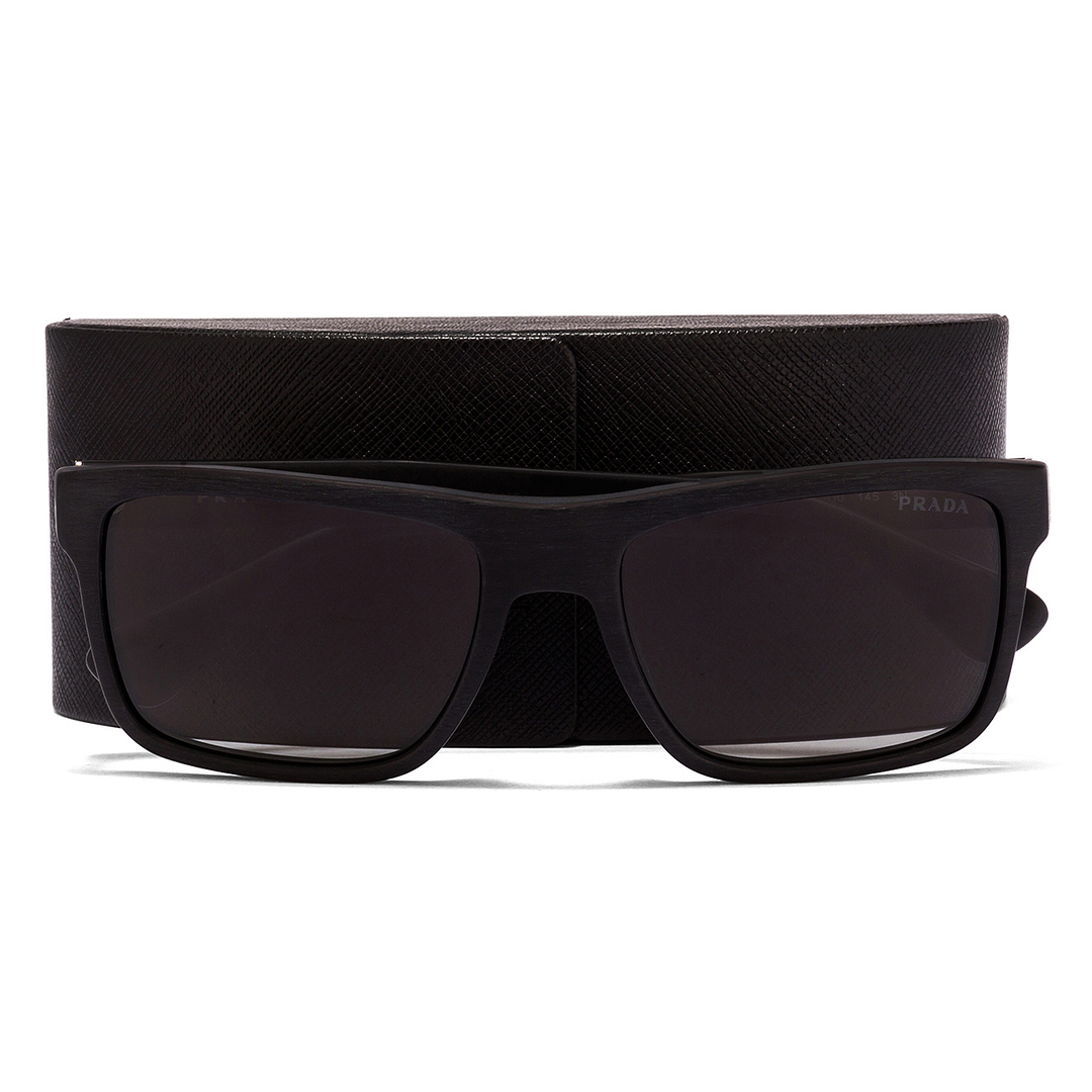 BRANDED Black Full Rim Rectangle right side