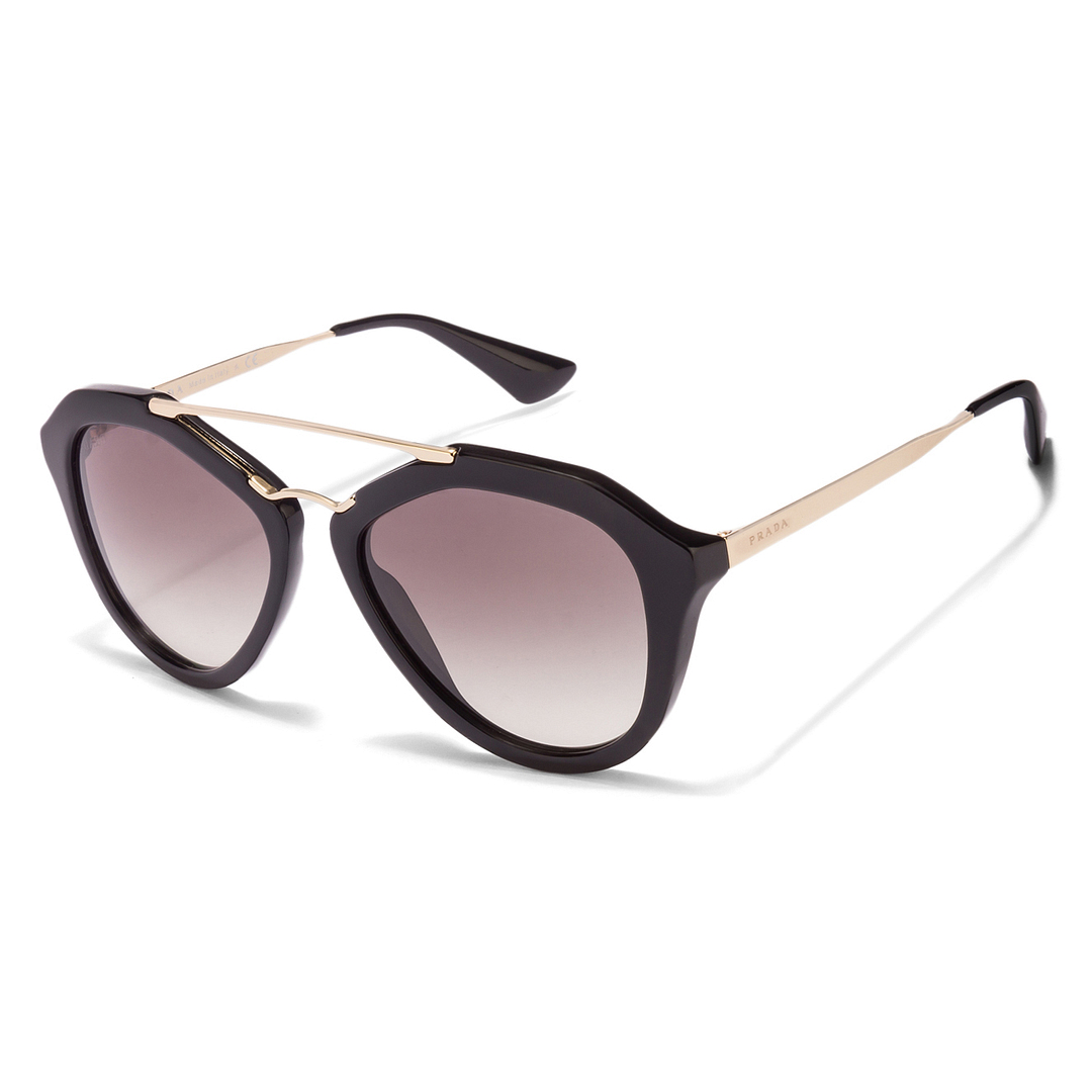 Buy Prada SPR12Q Small Size-54 Black Light Gold Grey Gradient