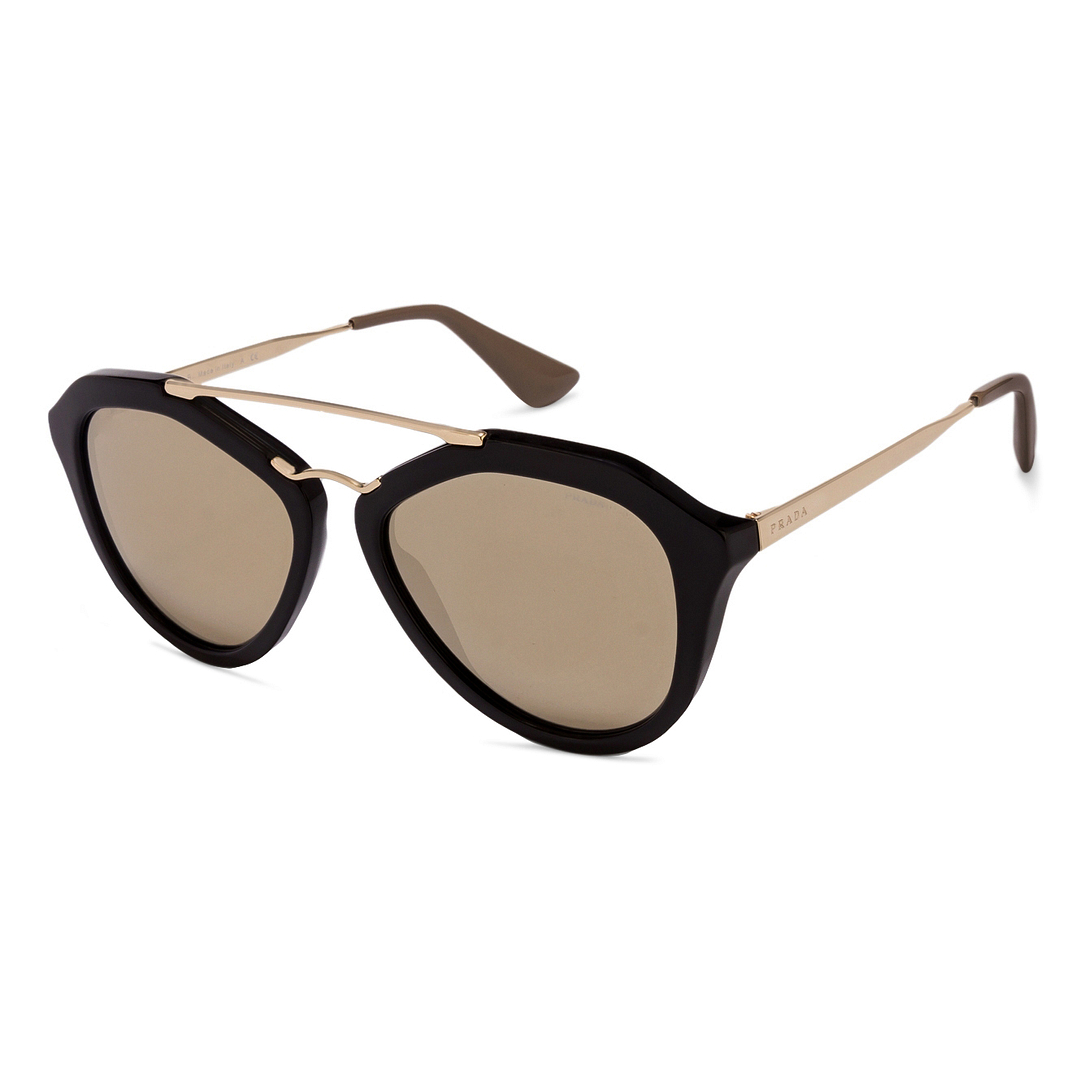 BRANDED Gold Full Rim Round left side