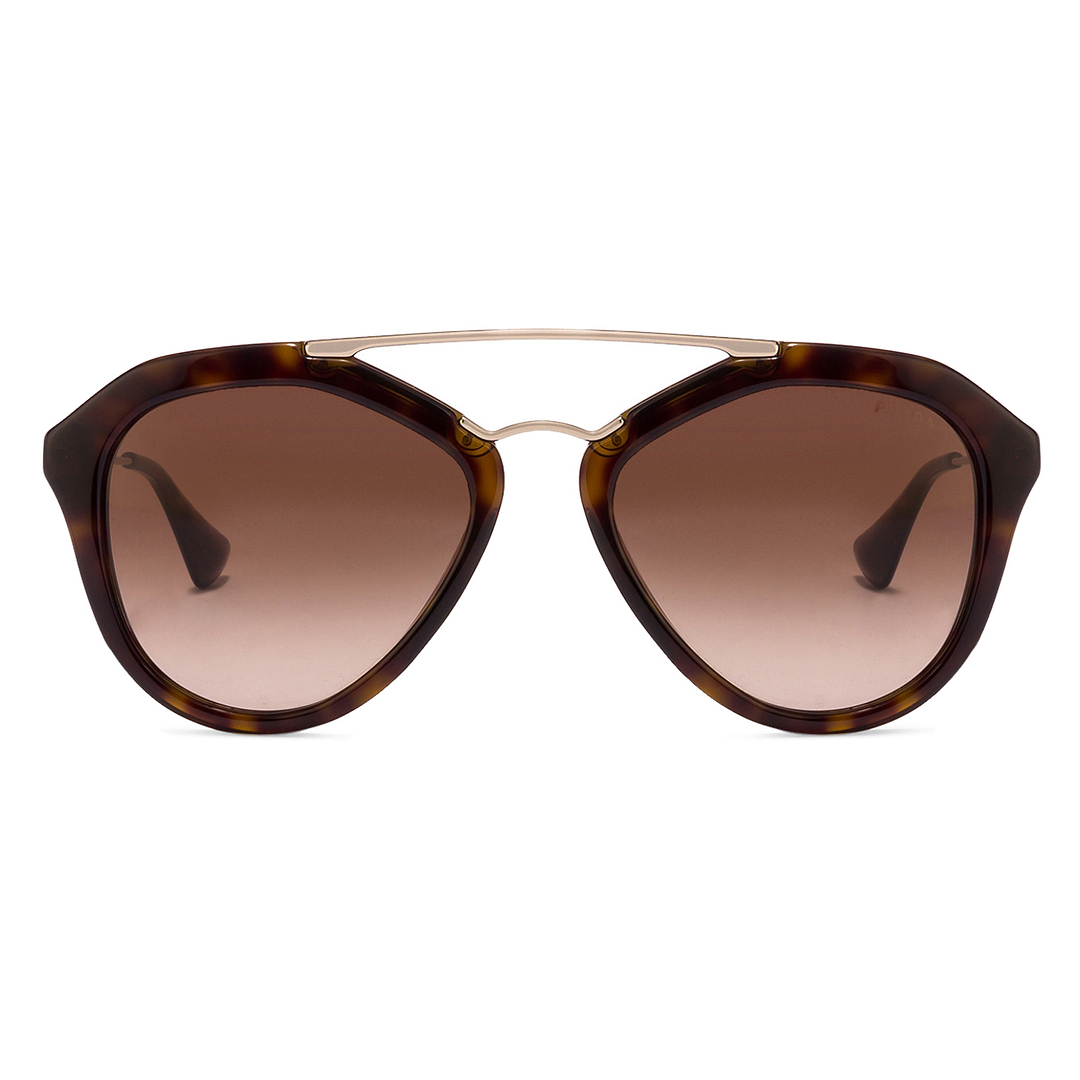 Buy Prada SPR12Q Brown Tortoise Gold Brown Gradient Women  display picture 1