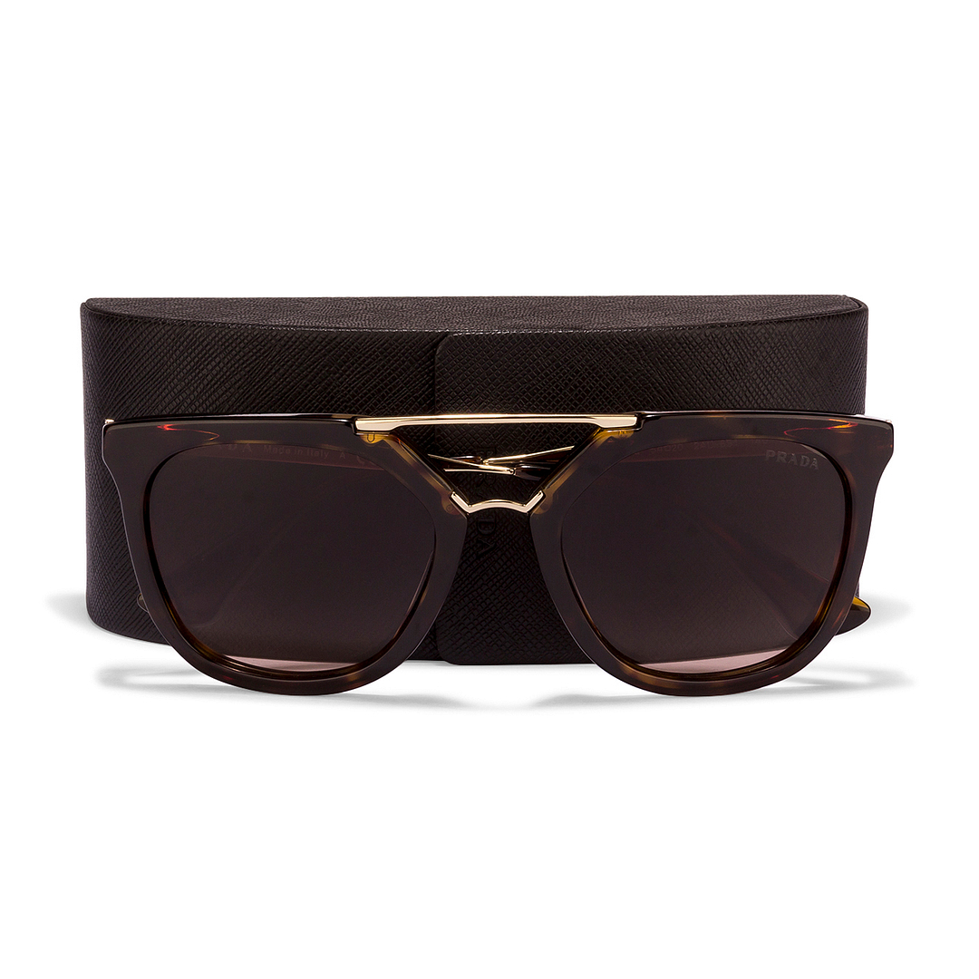 BRANDED Gold Full Rim Square right side