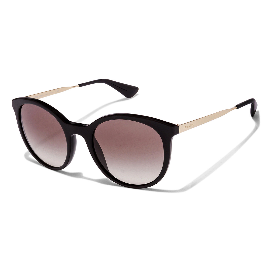 Prada Black Full Rim Round right side