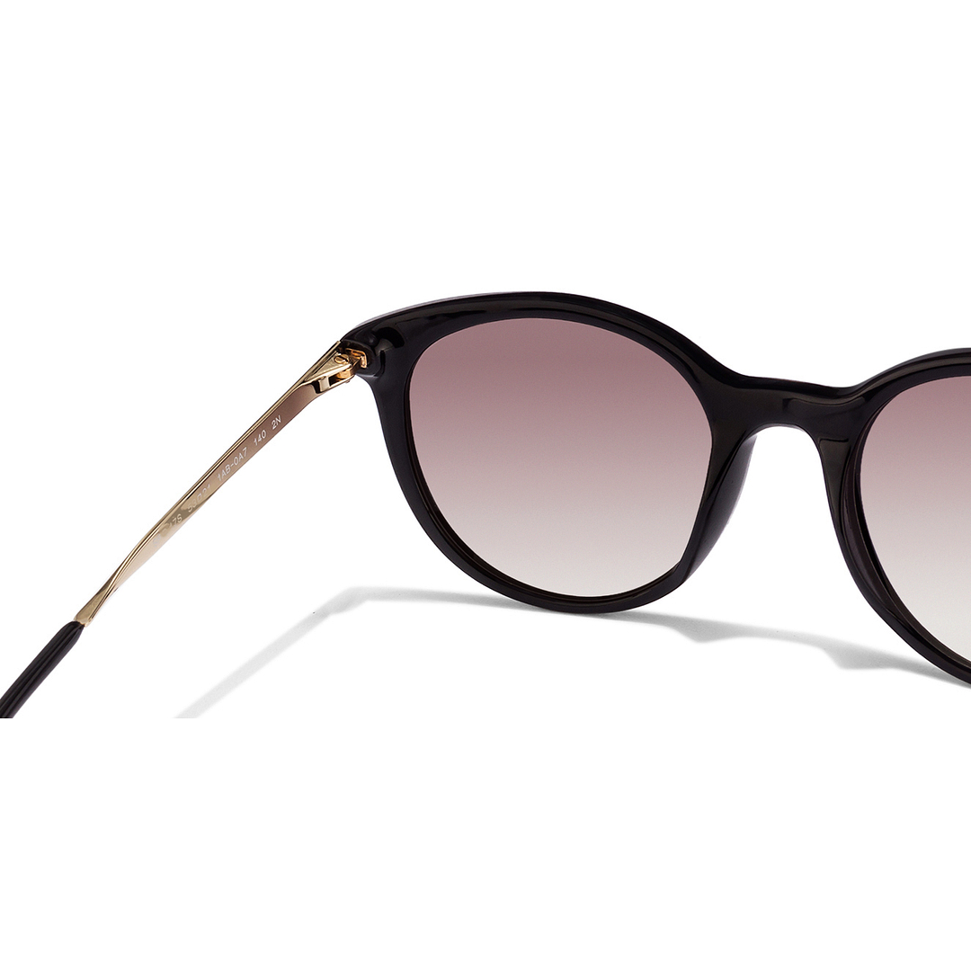 Prada Black Full Rim Round left side