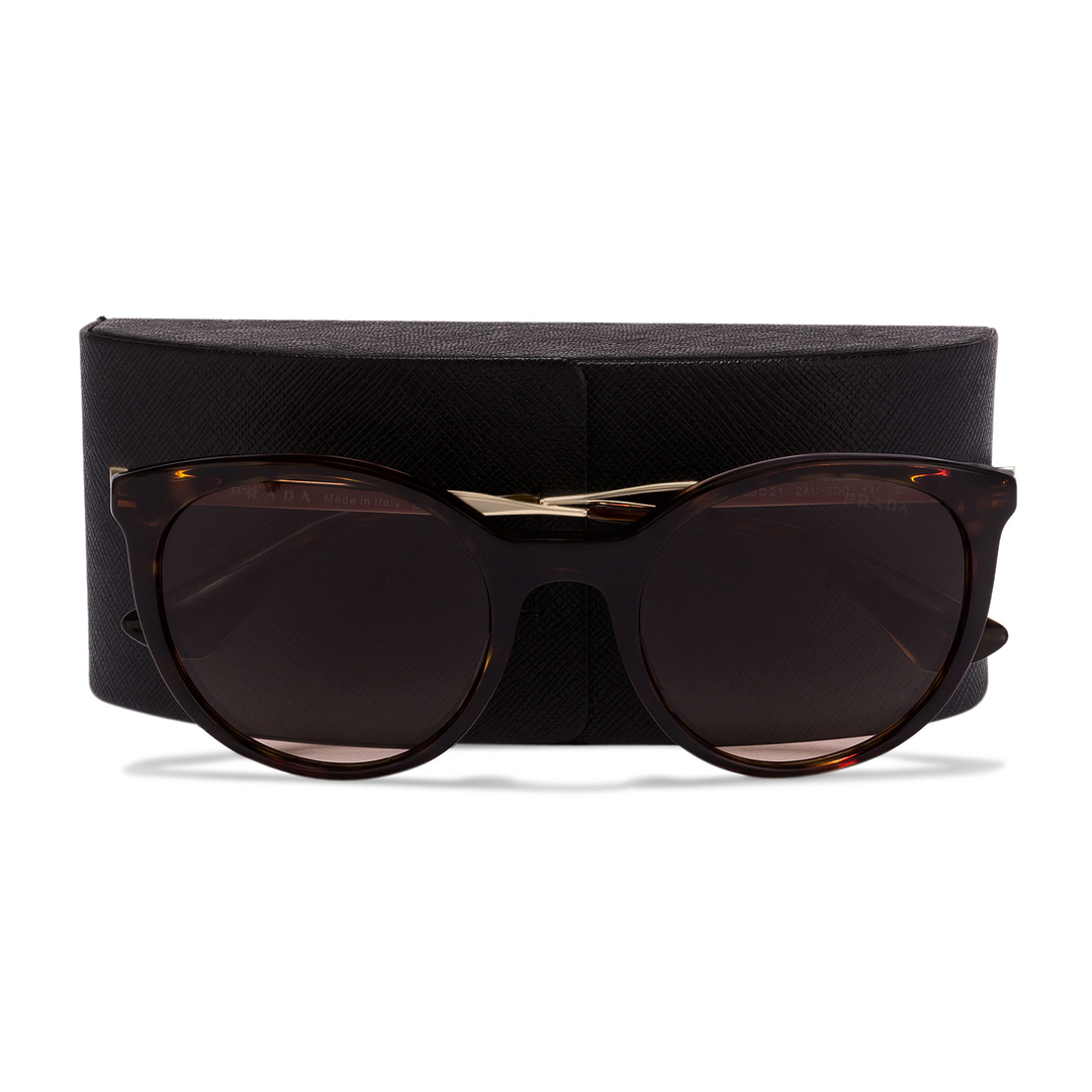 BRANDED Tortoise Full Rim Round right side