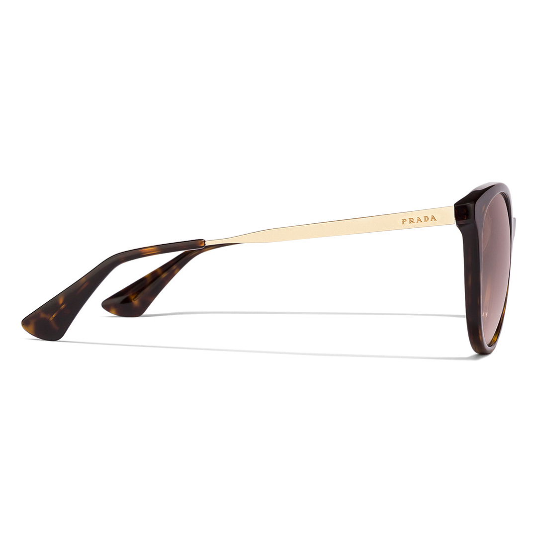 Buy Prada 2AU3D0 Medium Size-53 Tortoise Brown Gradient 2AU  display picture 3