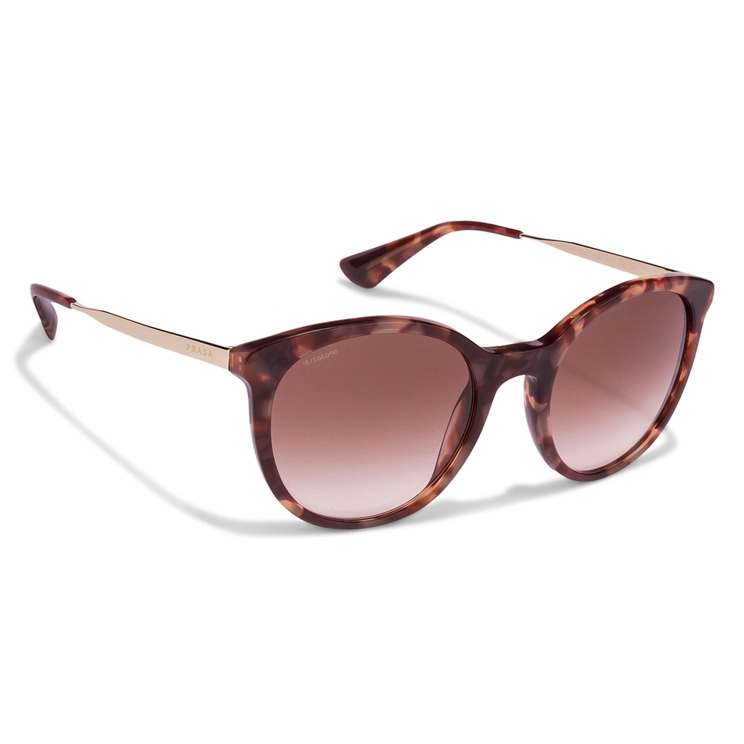 BRANDED Red Full Rim Cat Eye left side