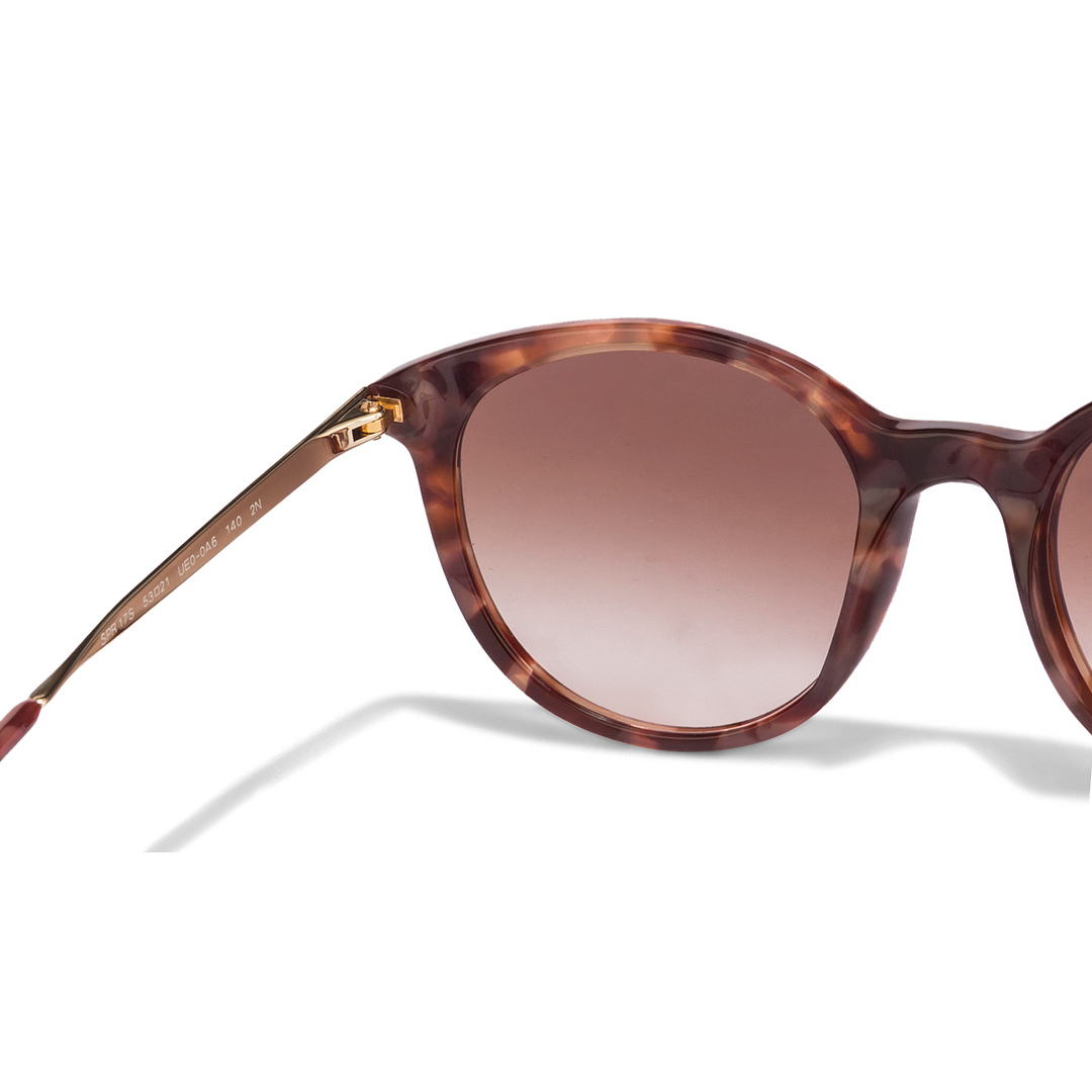 BRANDED Red Full Rim Cat Eye left side
