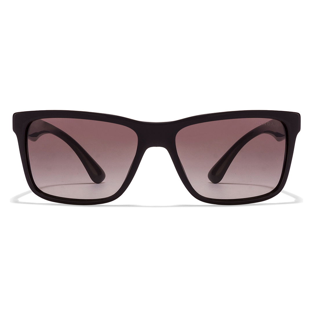 BRANDED Black Full Rim Rectangle left side