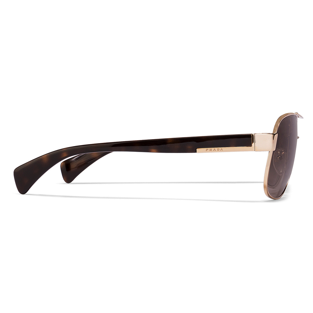 BRANDED Gold Full Rim Rectangle right side