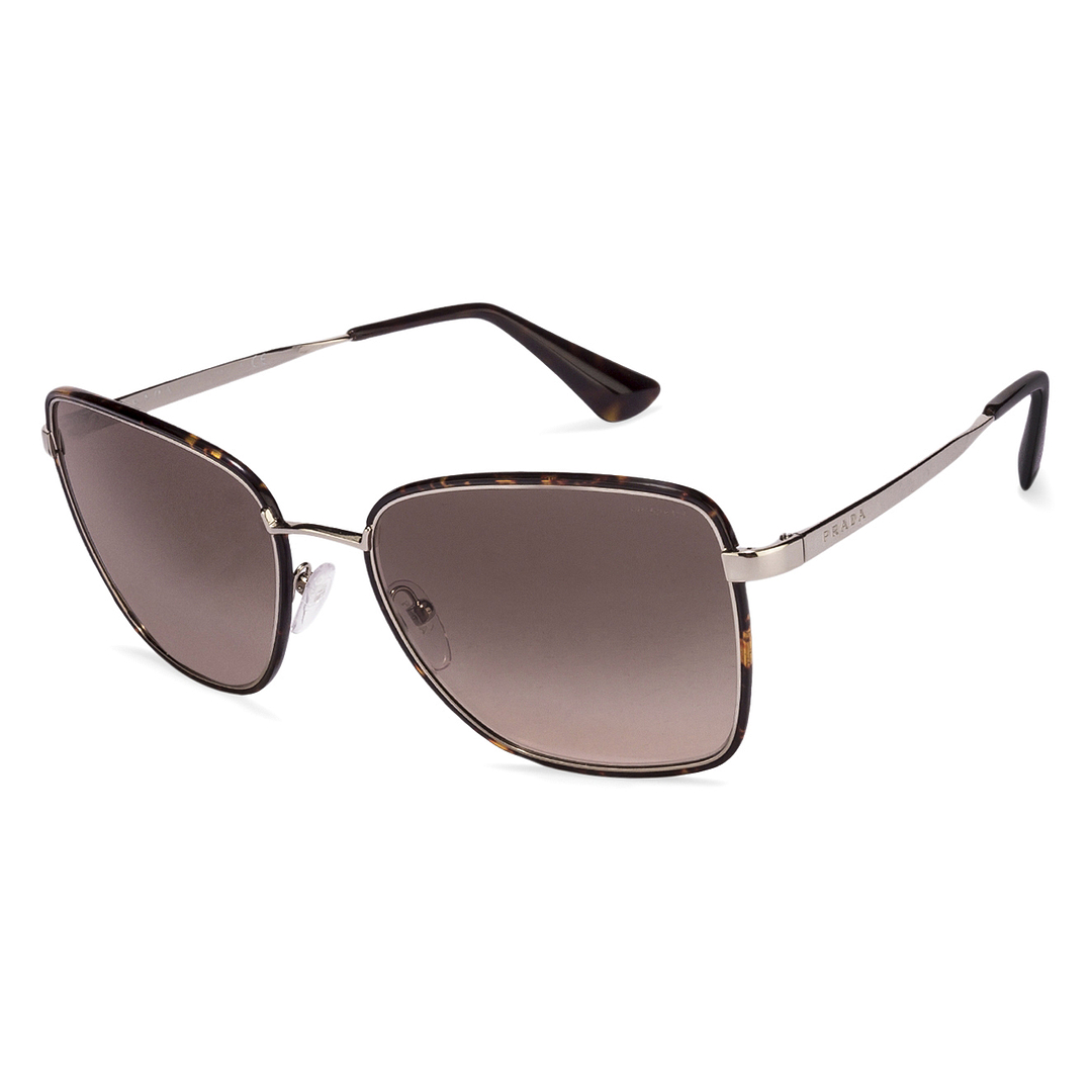 BRANDED Golden Brown Full Rim Square right side