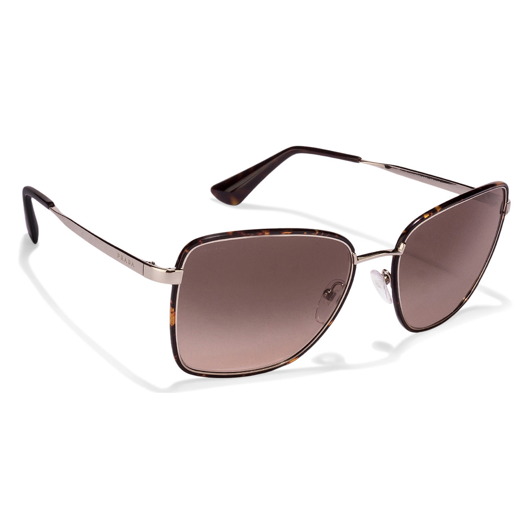BRANDED Golden Brown Full Rim Square left side