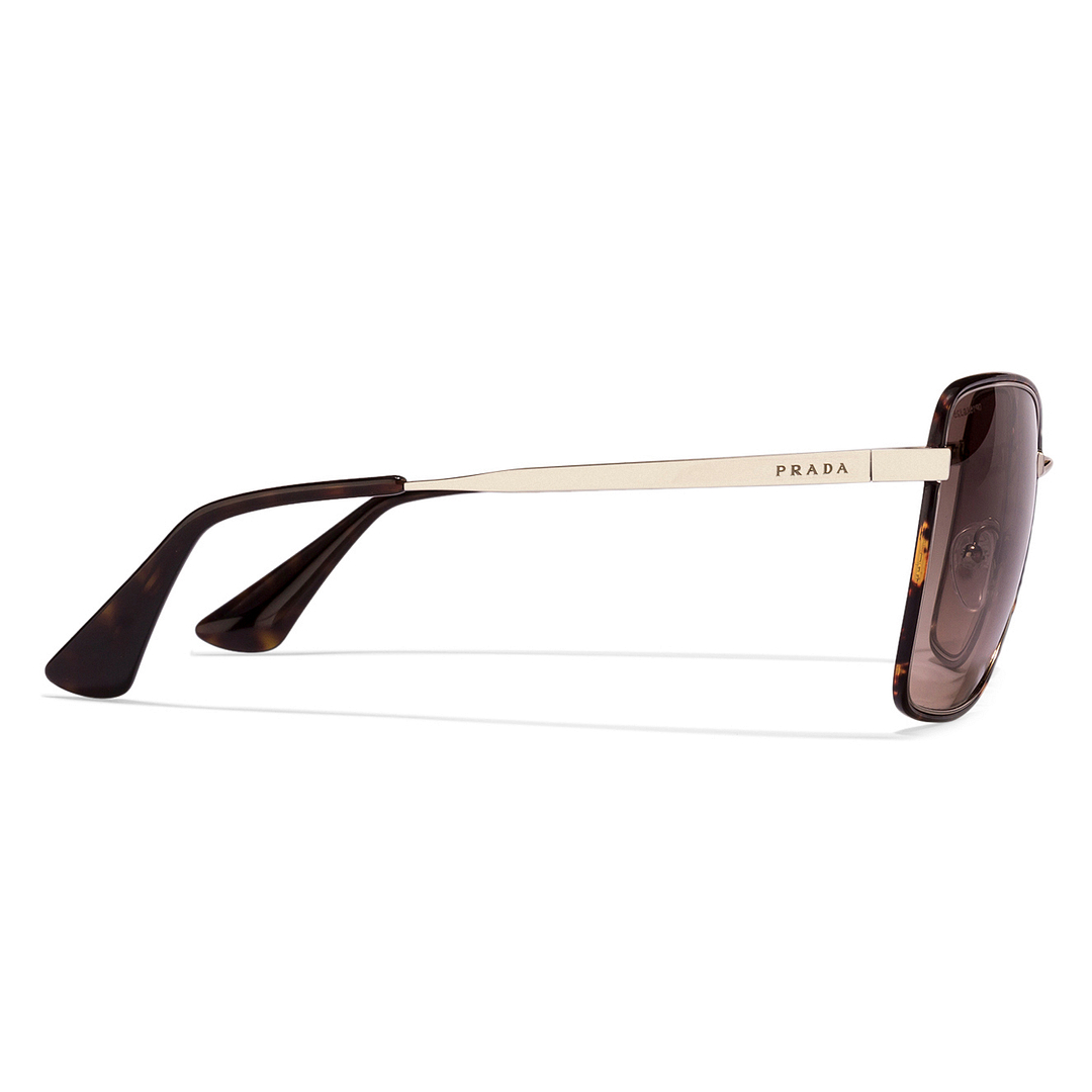 BRANDED Golden Brown Full Rim Square right side