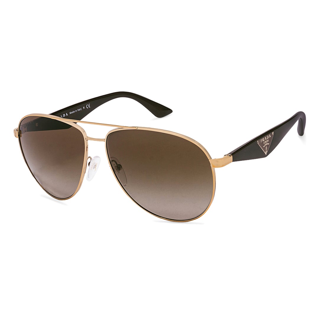 BRANDED Gold Full Rim Aviator right side