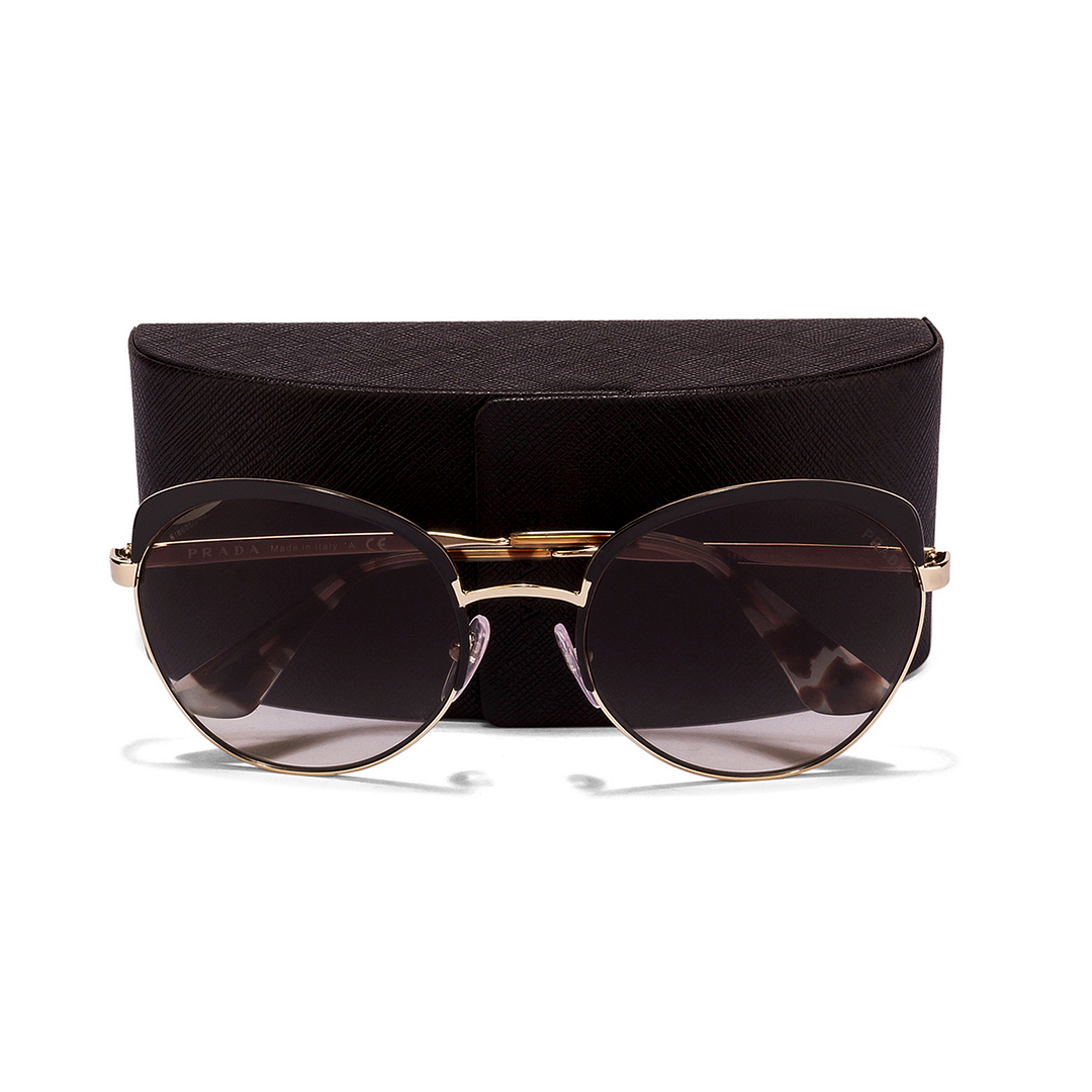 BRANDED Gold Full Rim Round right side
