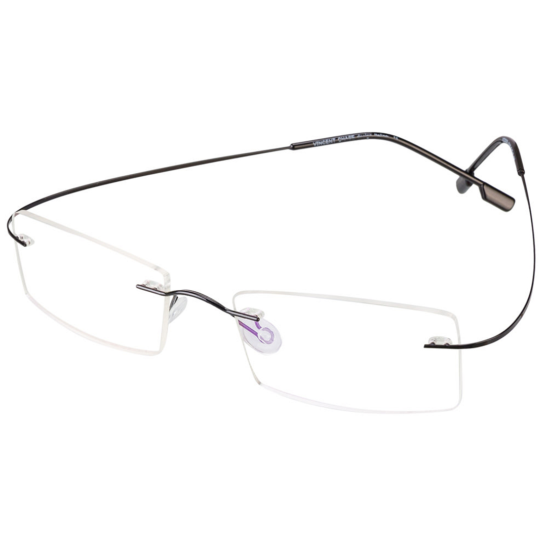 Vincent Chase Online Black Rimless Rectangle right side