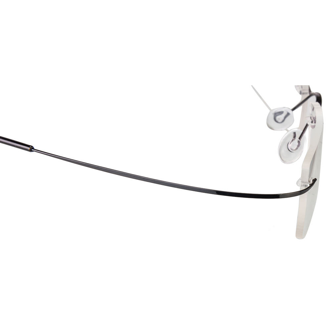 Vincent Chase Online Black Rimless Rectangle left side