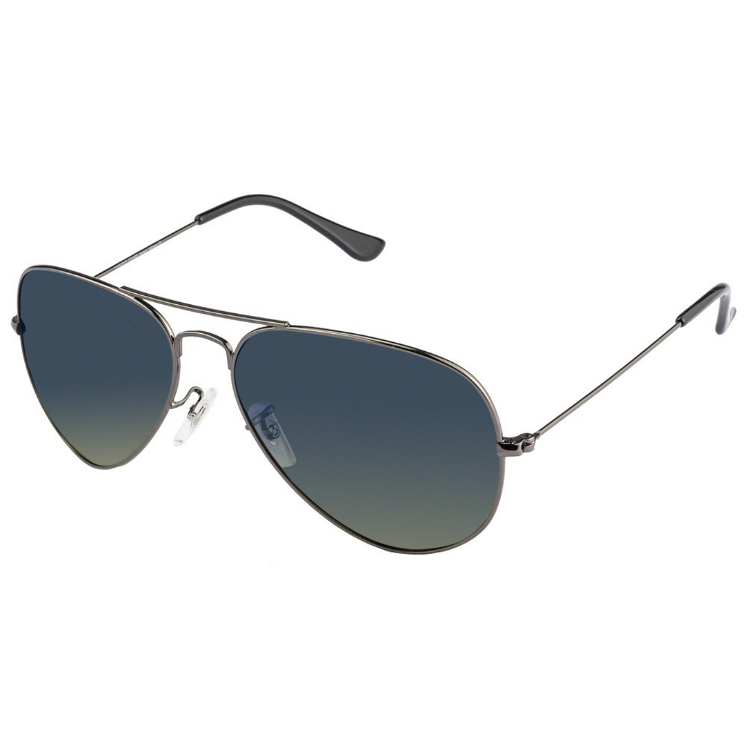 Vincent Chase Online Gunmetal Full Rim Aviator left side