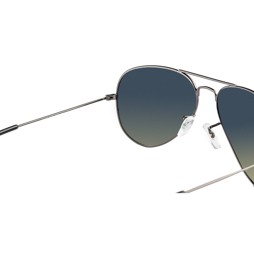 Vincent Chase Online Gunmetal Full Rim Aviator left side