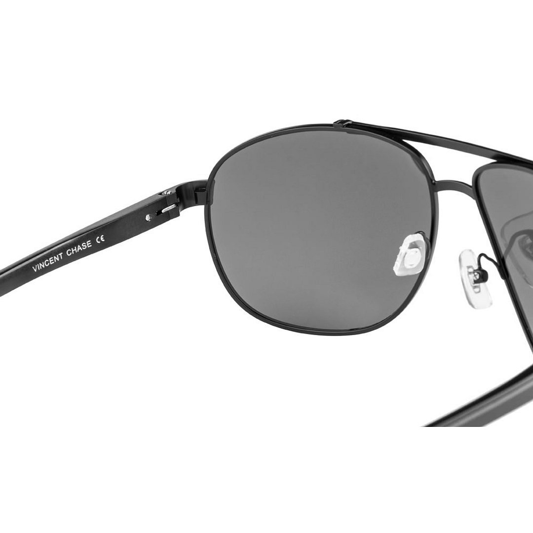 Vincent Chase Online Black Full Rim Aviator right side