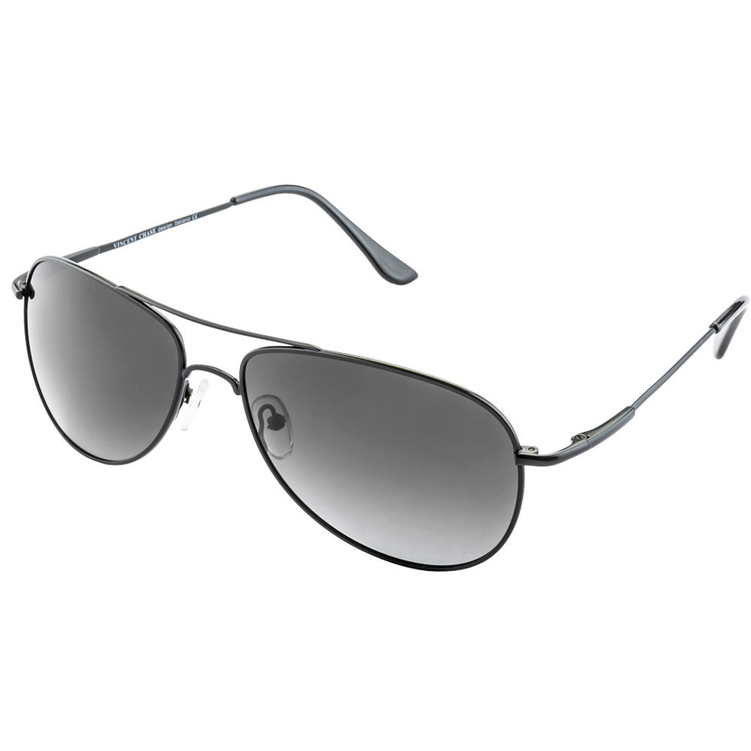 Vincent Chase Online Black Full Rim Aviator left side