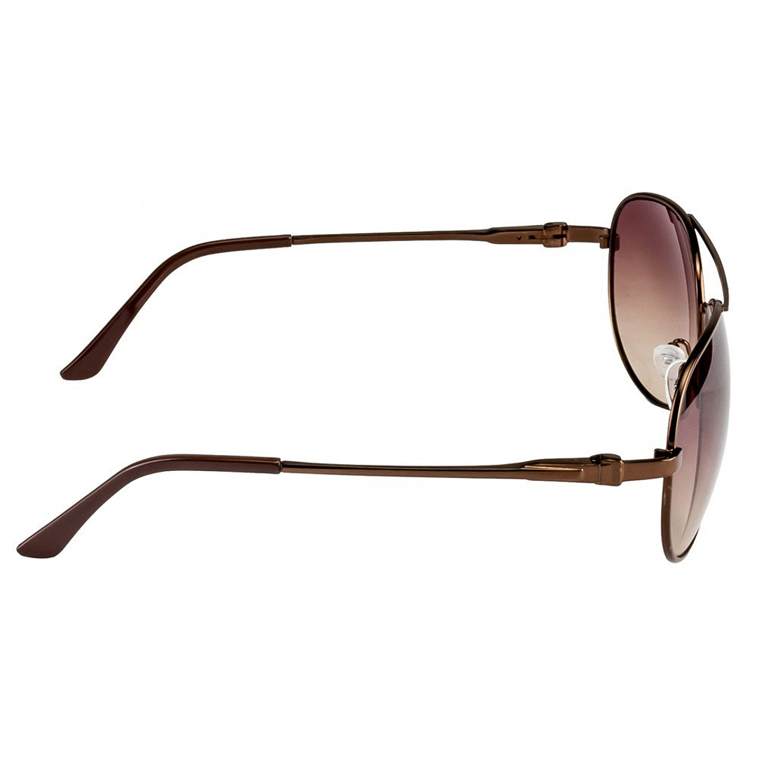 Vincent Chase Online Brown Full Rim Aviator left side