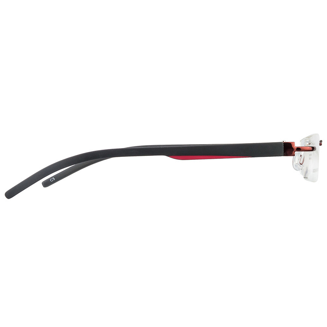 Lenskart Air Online Black Rimless Rectangle left side