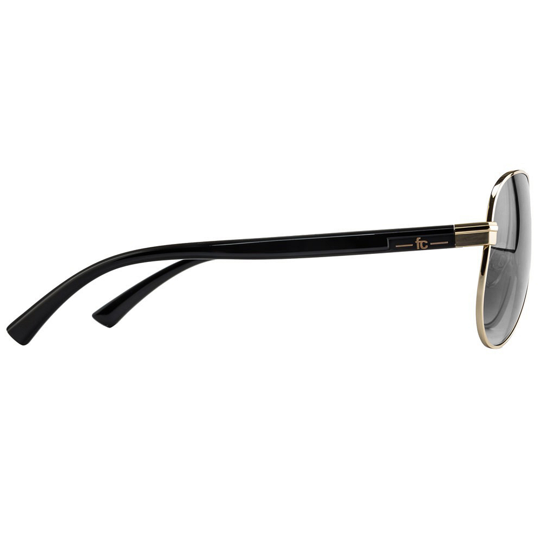 French Connection Gold Full Rim Aviator right side