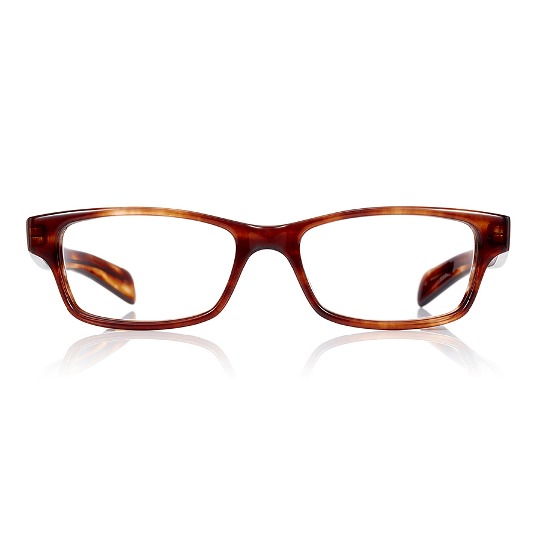 Senichisaku Light Brown Full Rim Rectangle right side