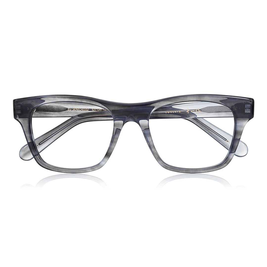 Senichisaku Light Gray Full Rim Wellington right side