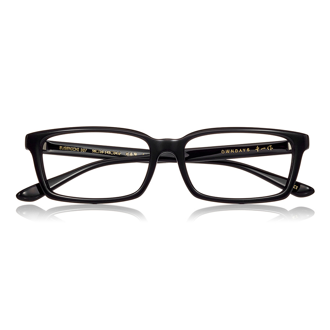 Senichisaku Black Full Rim Rectangle right side