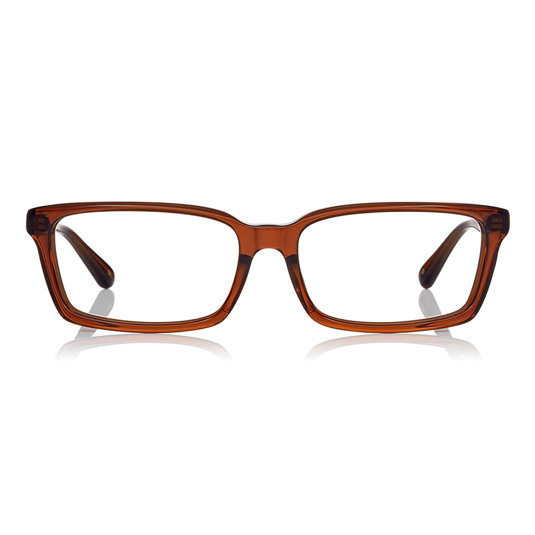 Senichisaku Light Brown Full Rim Rectangle right side