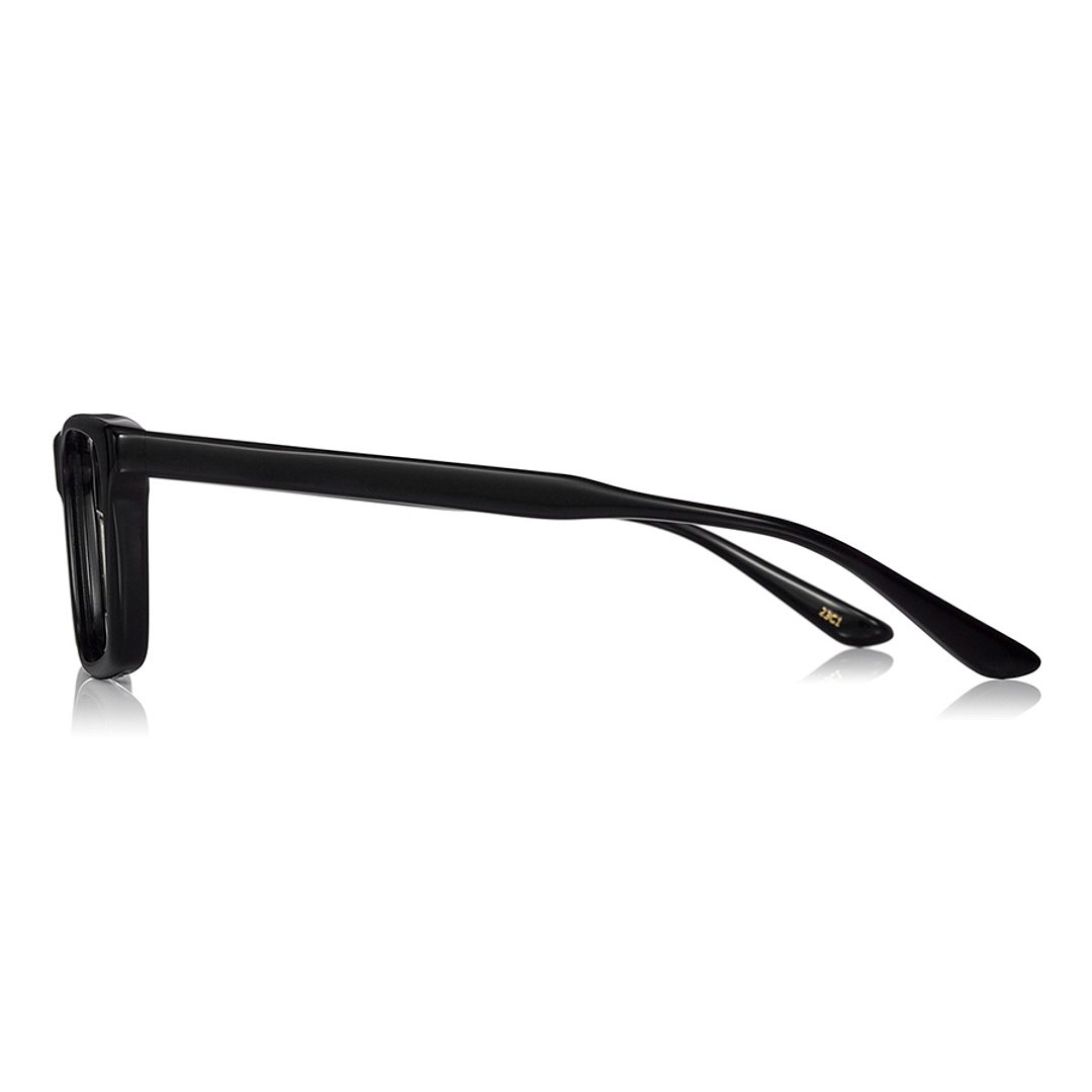 Senichisaku Black Full Rim Rectangle left side