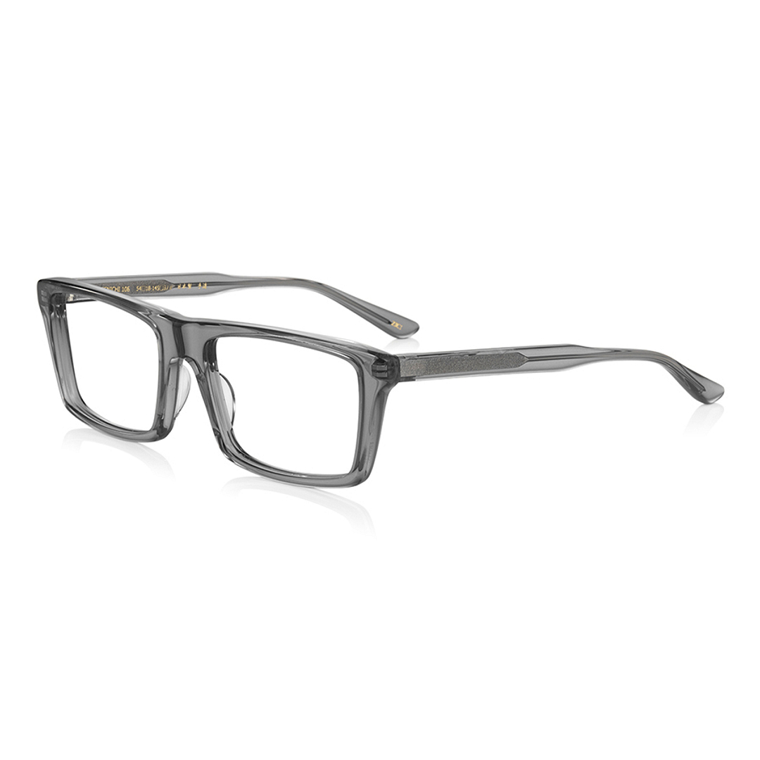 Senichisaku Light Gray Full Rim Rectangle left side