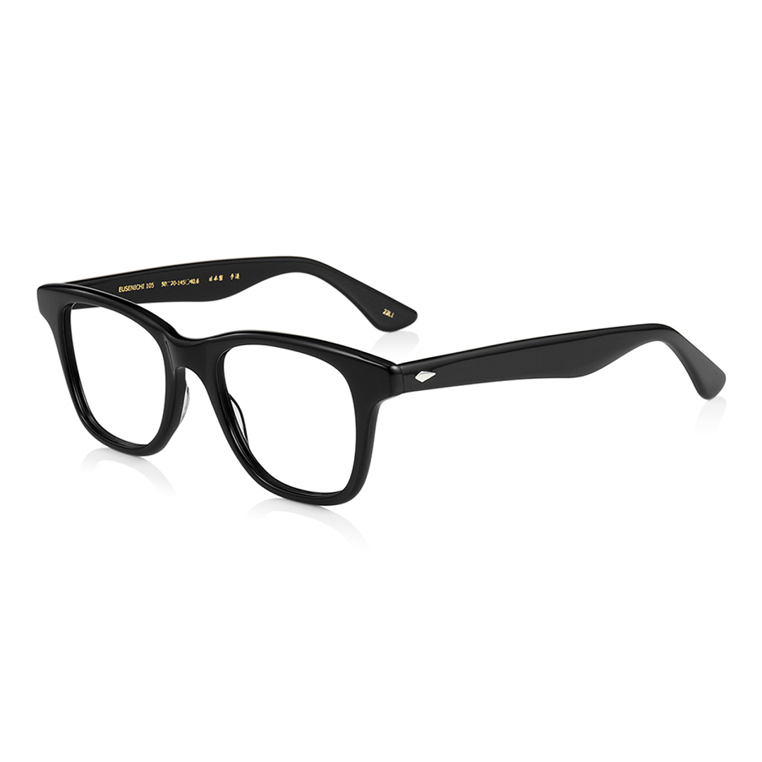 Senichisaku Black Full Rim Wellington left side