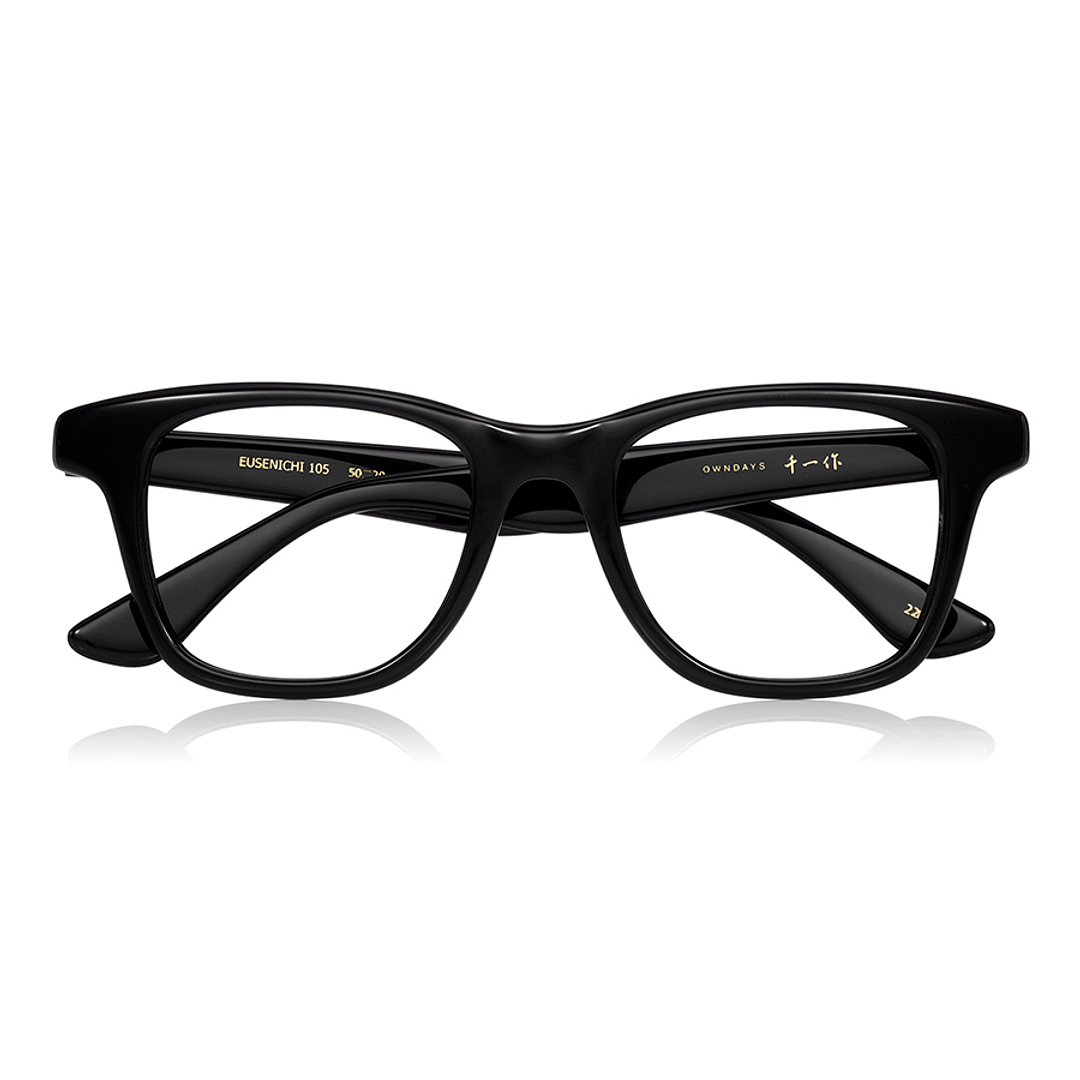 Senichisaku Black Full Rim Wellington right side