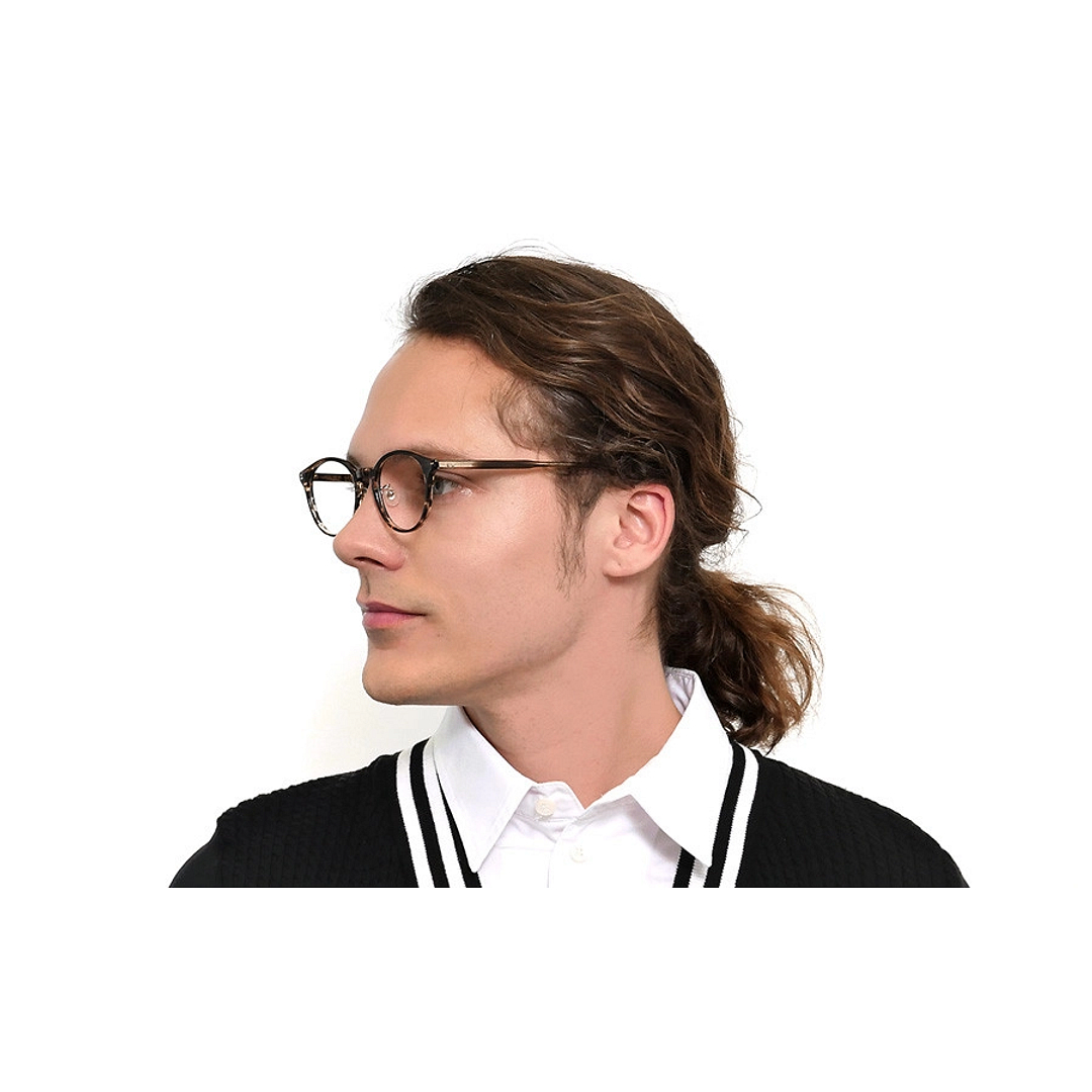 Senichisaku Black Full Rim Boston left side