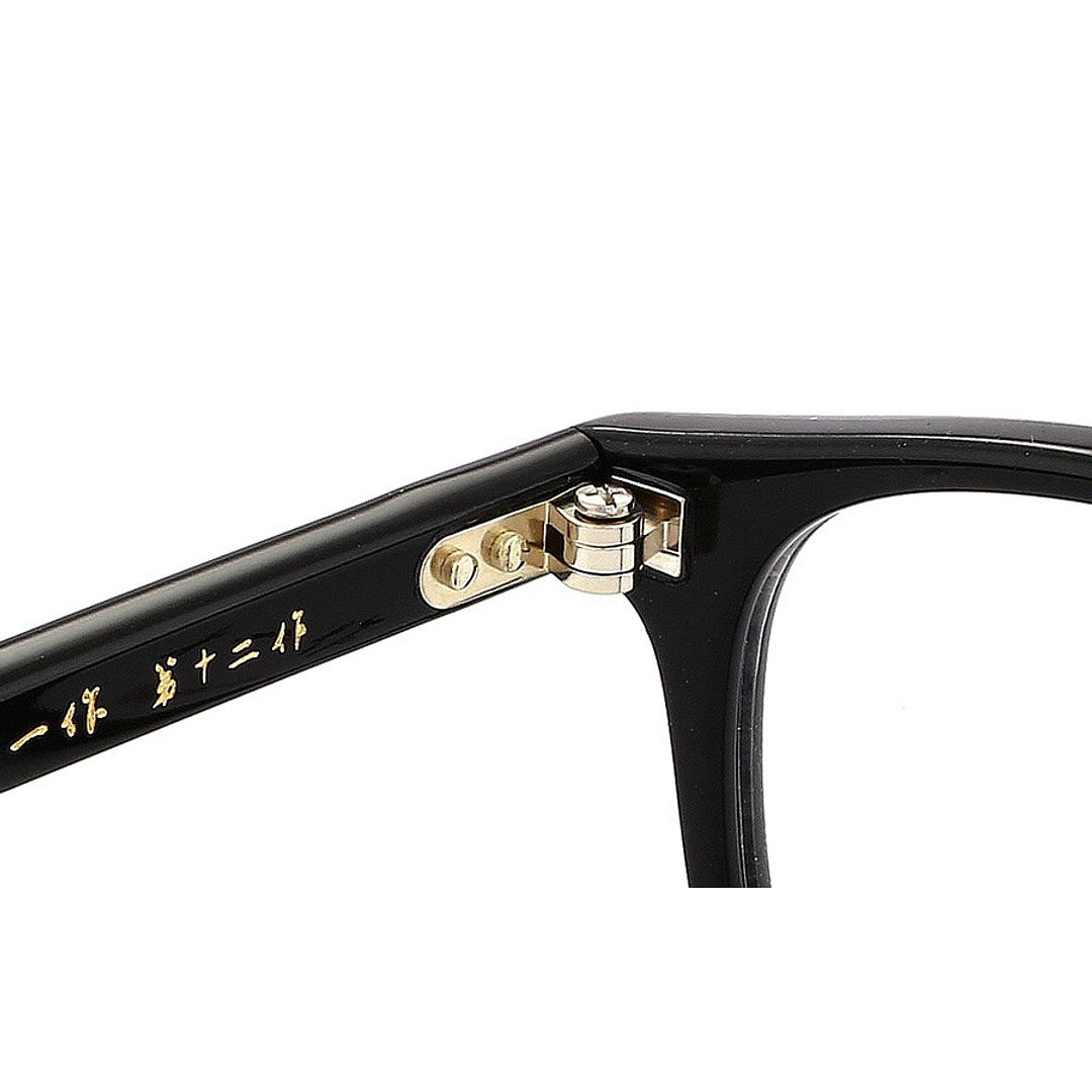 Senichisaku Black Full Rim Rectangle left side