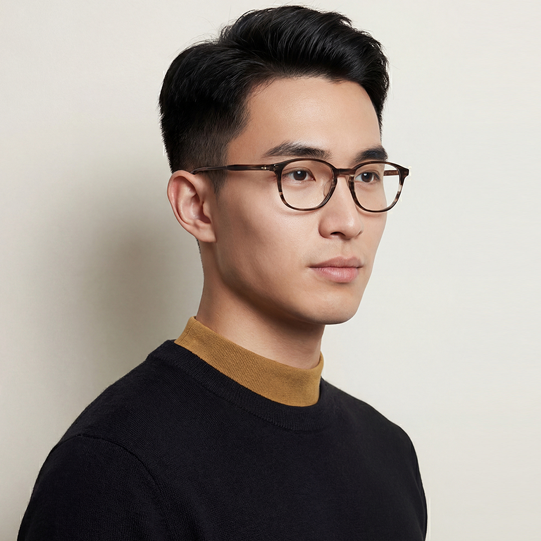 Senichisaku Demi Full Rim Rectangle left side