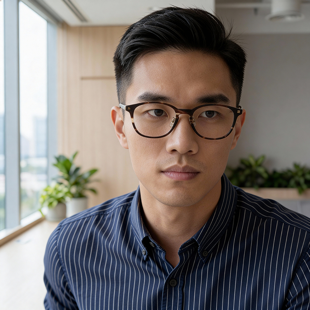 Senichisaku Demi Full Rim Rectangle right side