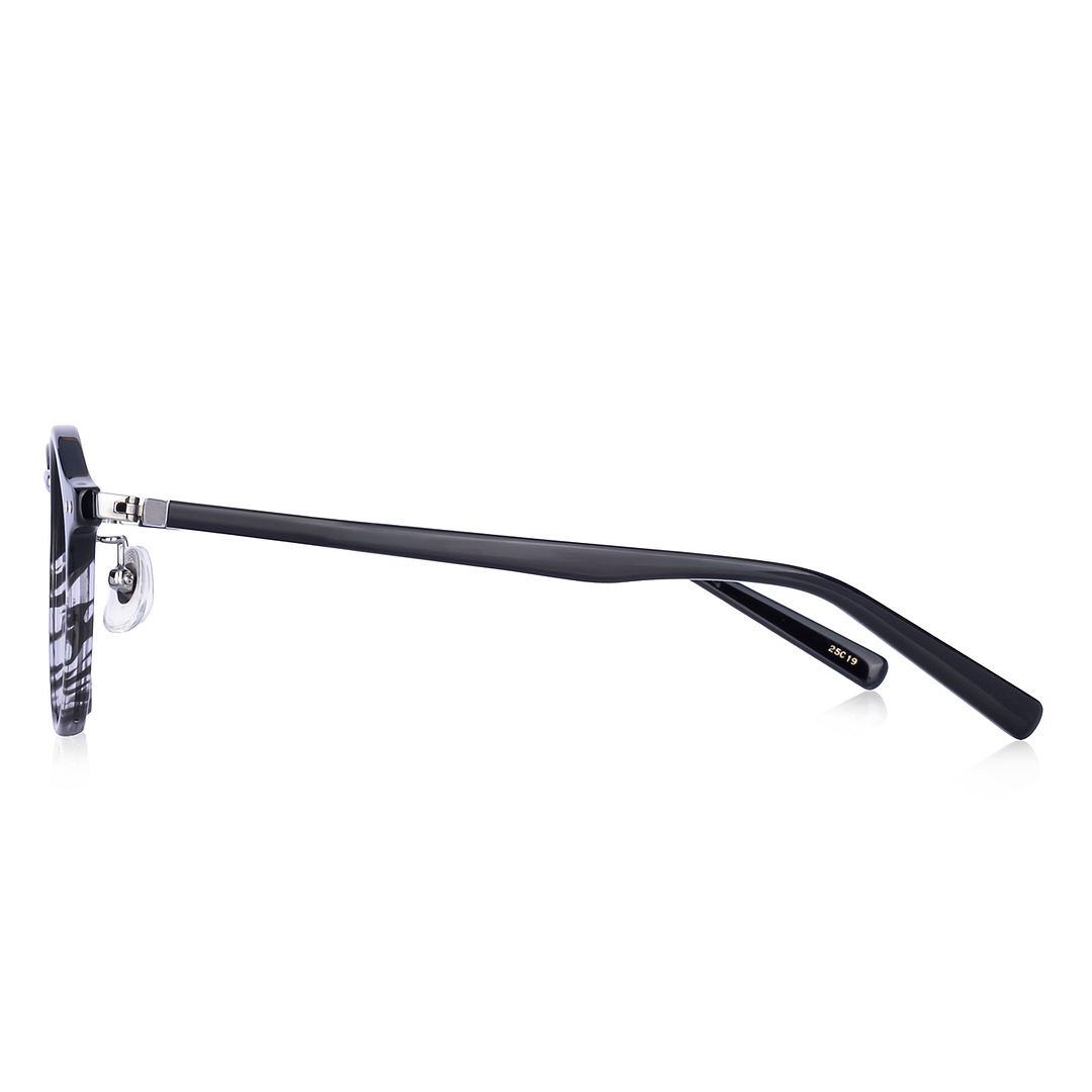 Senichisaku Black Full Rim Boston right side