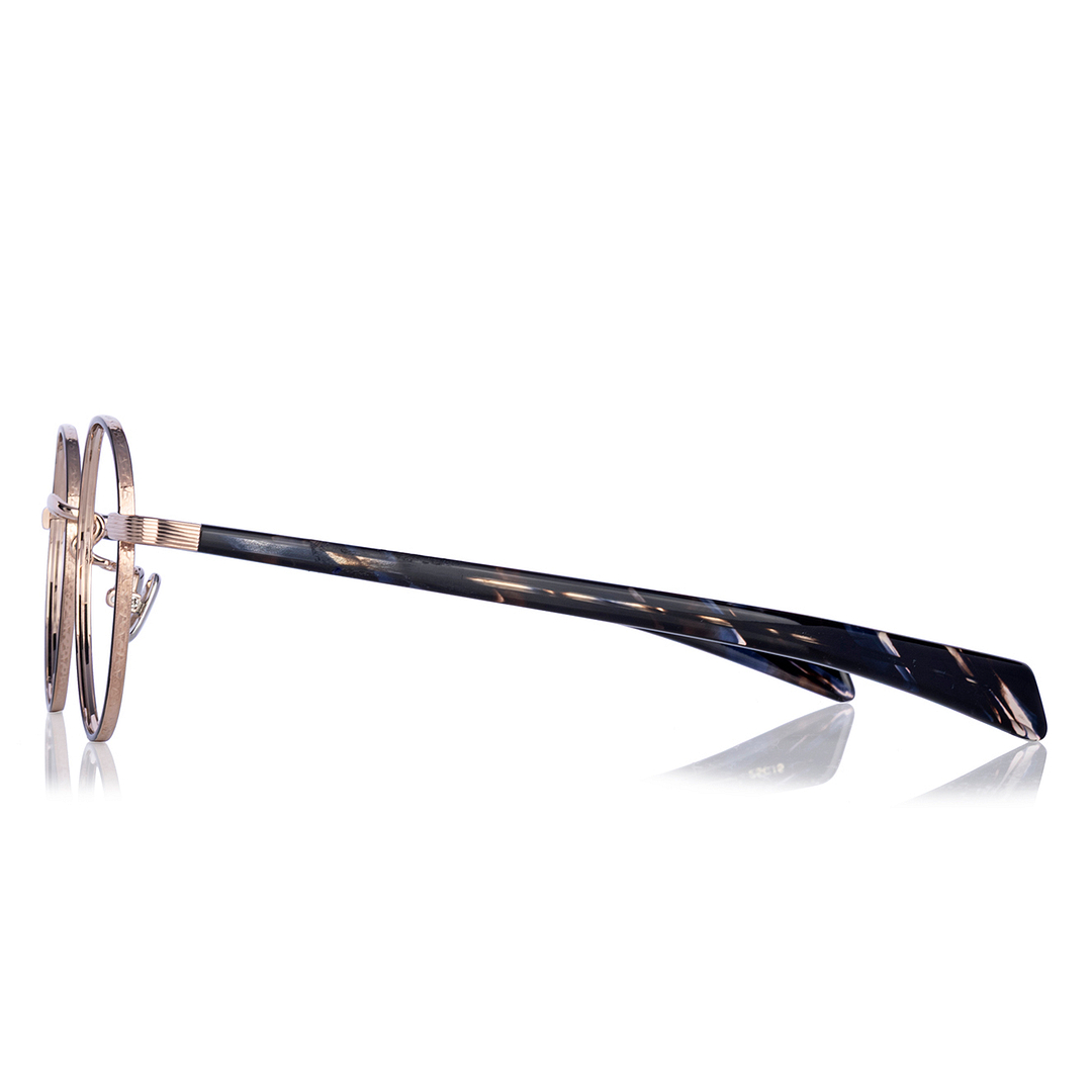 Senichisaku Black Full Rim Boston left side