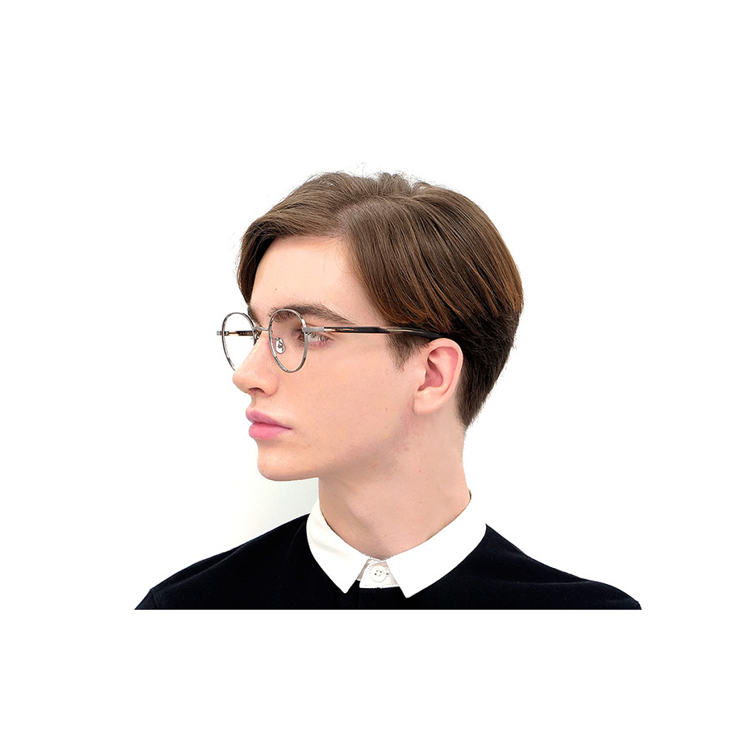 Senichisaku Black Full Rim Boston right side