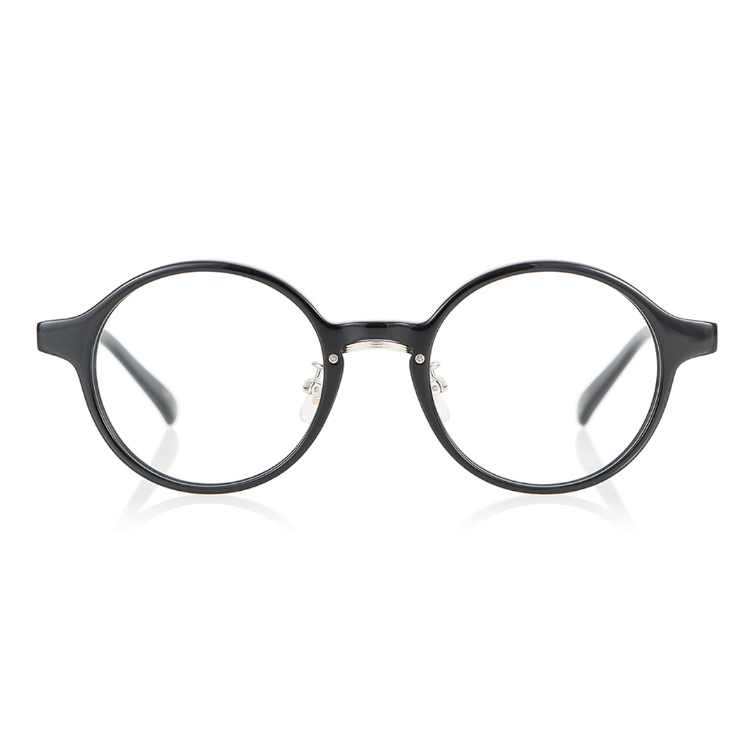 Senichisaku Black Full Rim Round right side