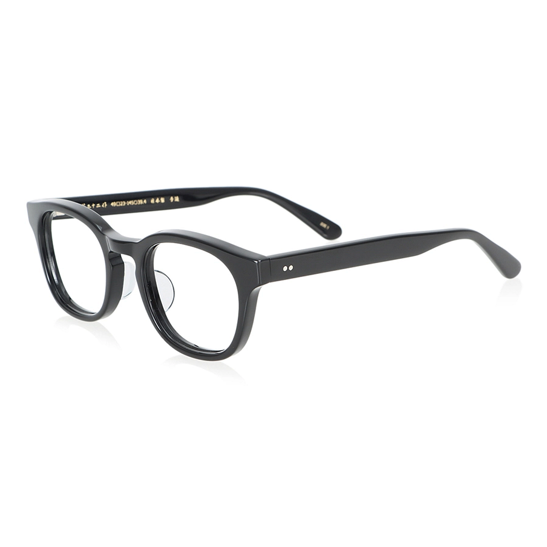 Senichisaku Black Full Rim Wellington left side