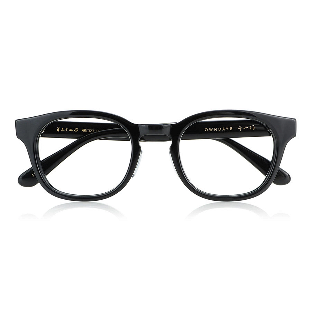 Senichisaku Black Full Rim Wellington right side